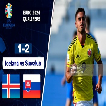 #ไฮไลท์ฟุตบอล [ ไอซ์แลนด์ 1 - 2 สโลวาเกีย ] ยูโร 2024 รอบคัดเลือก